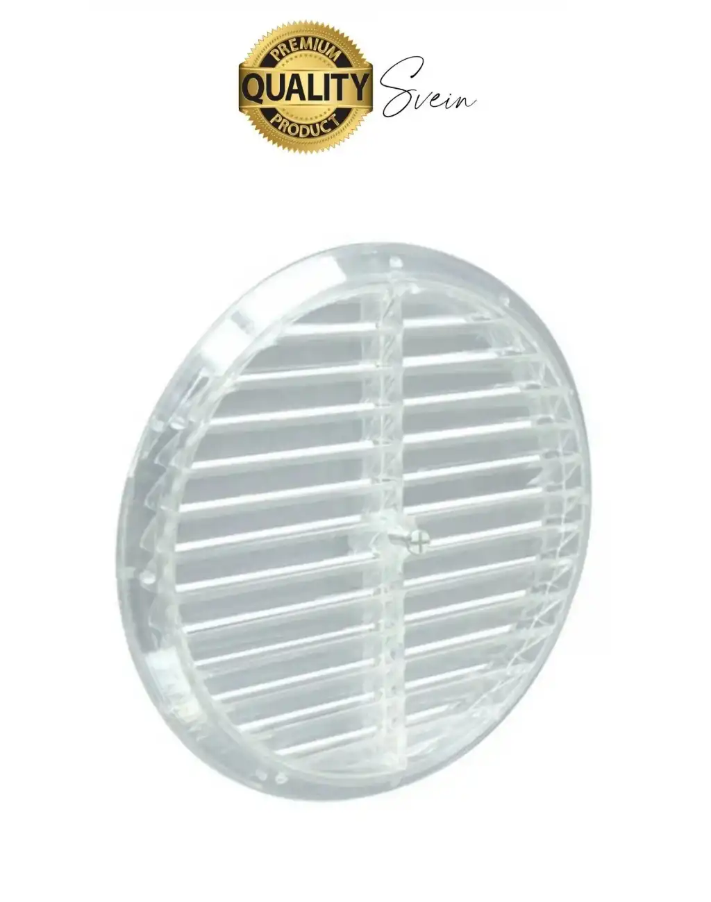 Aç Kapa Yalıtımlı Havalandırma Ayarlı 18cm Şeffaf Kapak Cam Menfezi Doğalgaz Boşluk Aparatı Başlık