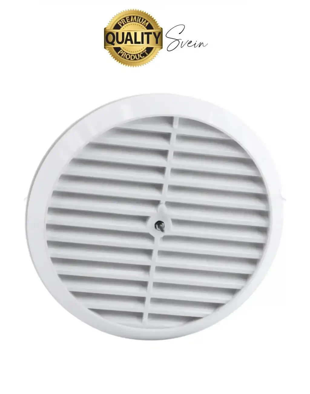 Aç Kapa Yalıtımlı Havalandırma Ayarlı 18 cm Beyaz Kapak Cam Menfezi Doğalgaz Aparatı Yuvarlak