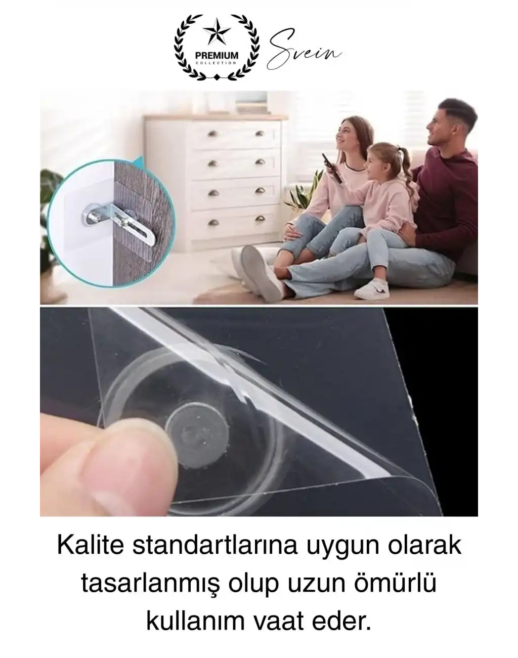 4 Adet Kendinden Yapışkanlı Mobilya Sabitleme Seti Delme Gerekmez Dolap Raf Tutucu Deprem Güvenliği