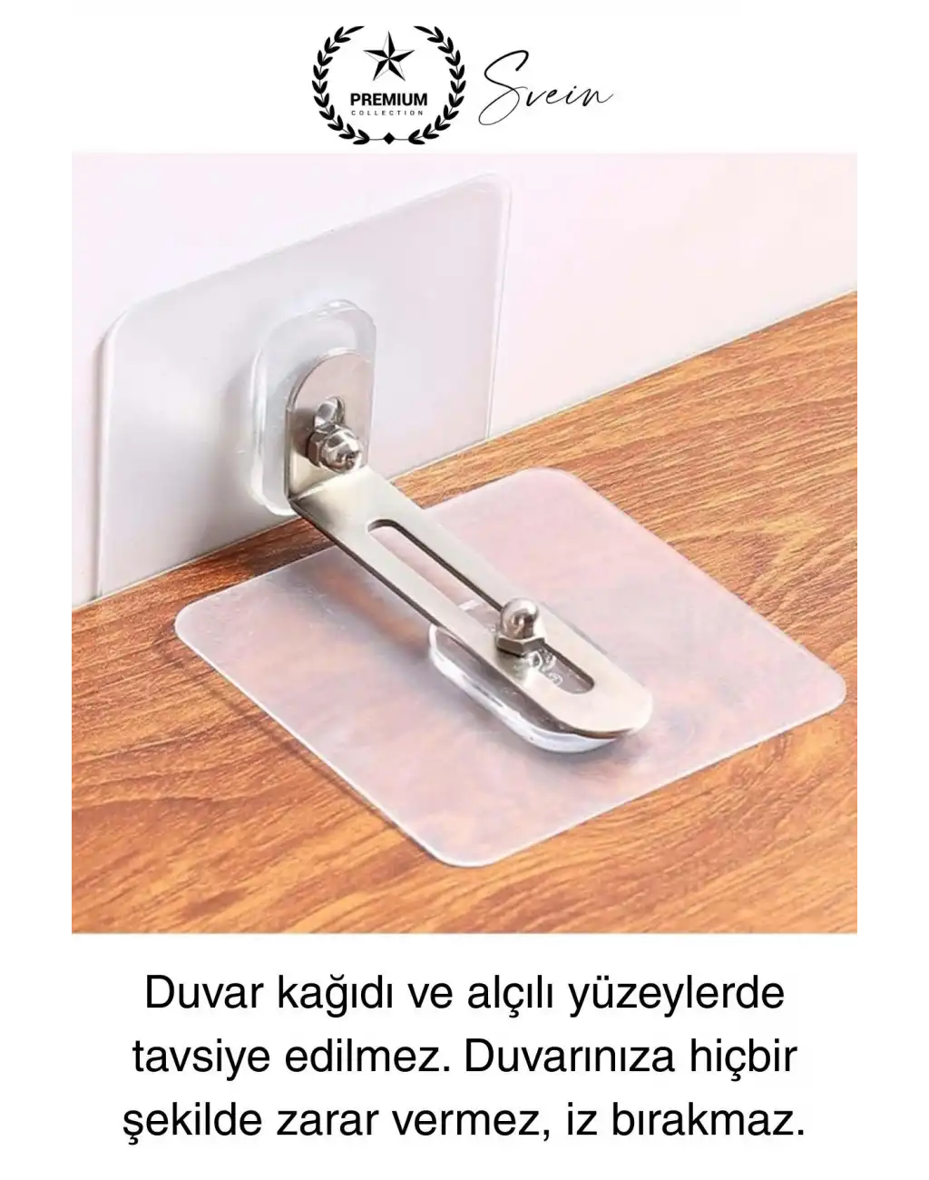 6 Adet Kendinden Yapışkanlı Mobilya Sabitleme Seti Delme Gerekmez Dolap Raf Tutucu Deprem Güvenliği