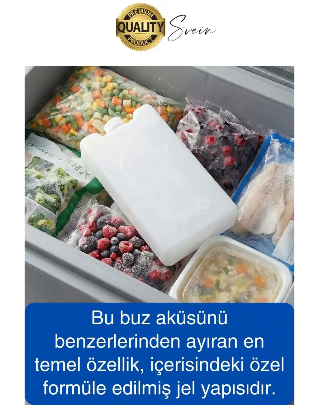 12 Saat Süreli 560 gr Jel Dolu Buz Aküsü Plastik Soğuk Zincir Gıda Yiyecek Uzun Süre Koruma 10 Adet