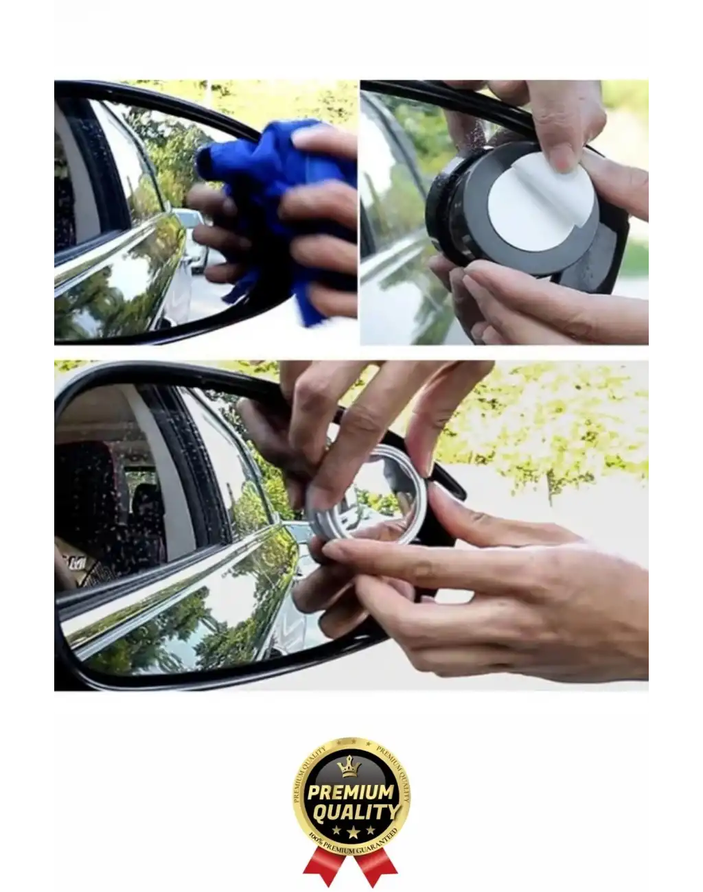 Özel Üretim Maksimum Görüş Artıran İç Bükey Ayarlanabilir Araba Kör Nokta Ayna Seti 2 Adet