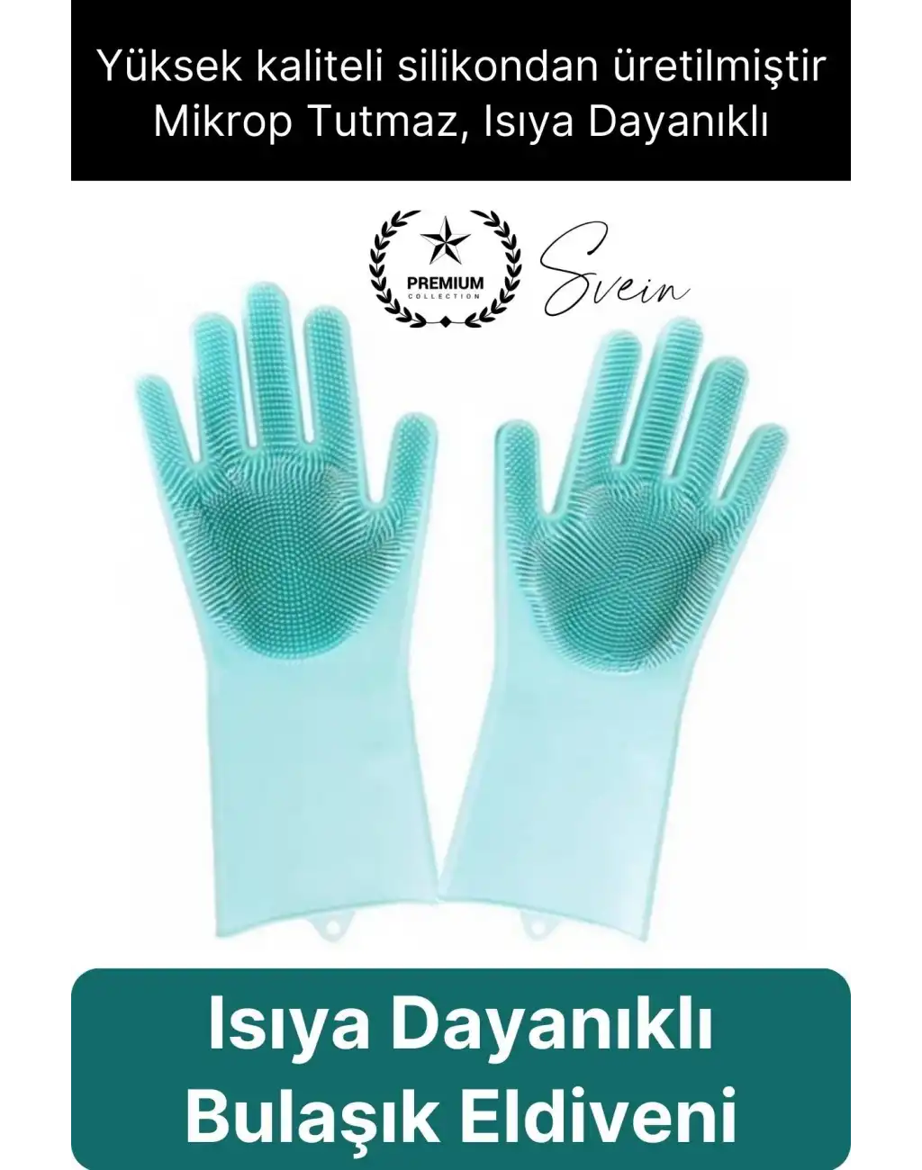 #BulaşıkEldiveni Isıya Dayanıklı Rahat Sağlam Silikon Bulaşık Yıkama Eldiveni Fırçası Temizlik