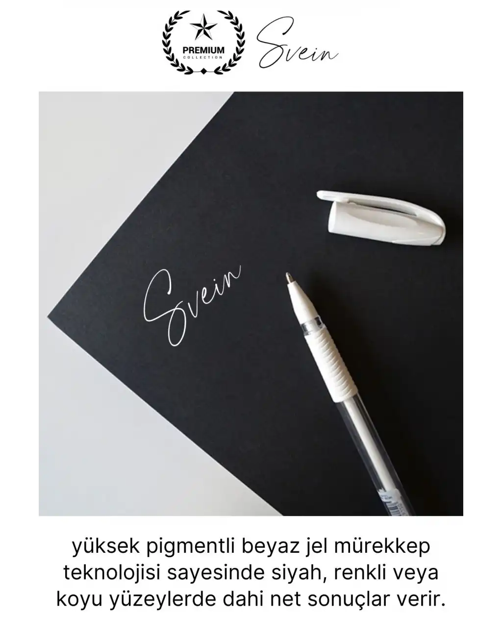 #BeyazJelKalem Özel Beyaz Renk Jel Mürekkepli Tükenmez Kalem Çizim Not İş Yazı Kalemi Arkadaşa Öğretmen Hediye 1 mm