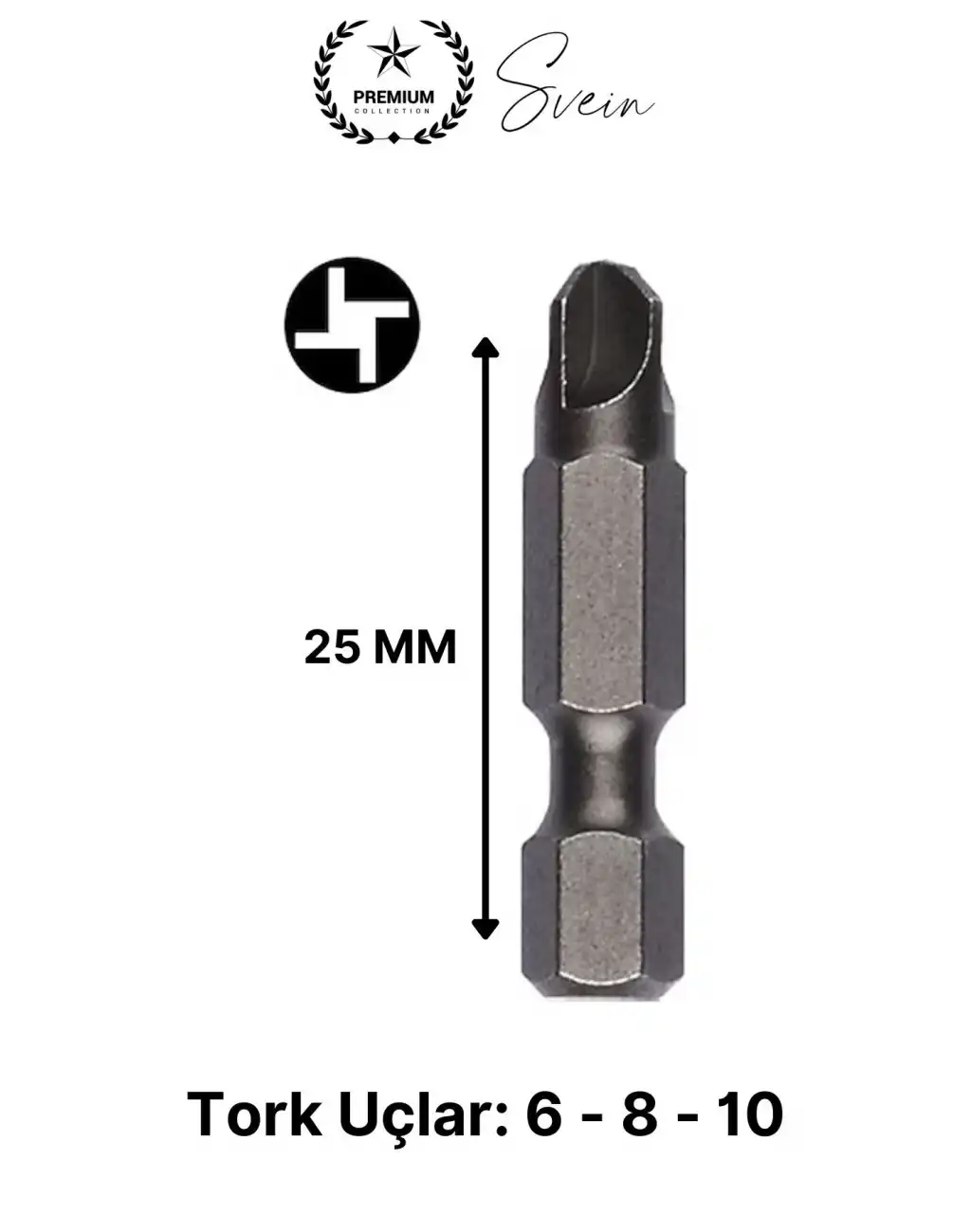 #Bitsuç Premium 33 Parça Kutulu Yıldız Düz Sağlam Dayanıklı Mıknatıslı Şarjlı Vidalama Bits Uç Seti