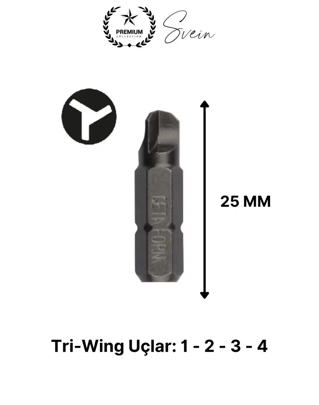 #Bitsuç Premium 33 Parça Kutulu Yıldız Düz Sağlam Dayanıklı Mıknatıslı Şarjlı Vidalama Bits Uç Seti