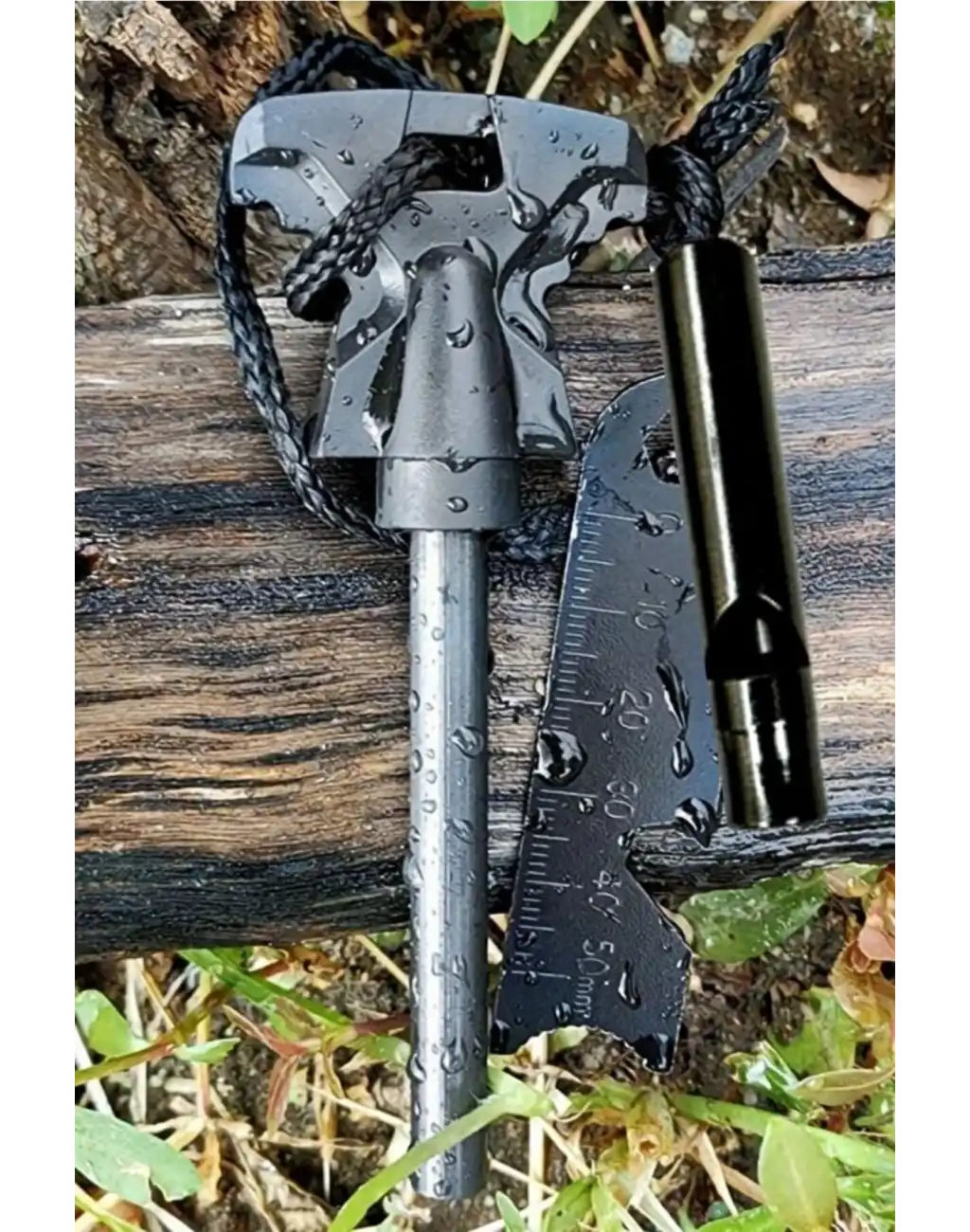 Çok Amaçlı Ateş Başlatıcı Deprem Kamp Acil Durum Magnezyum Çubuk Çakmaktaşı Hayatta Kalma Kiti