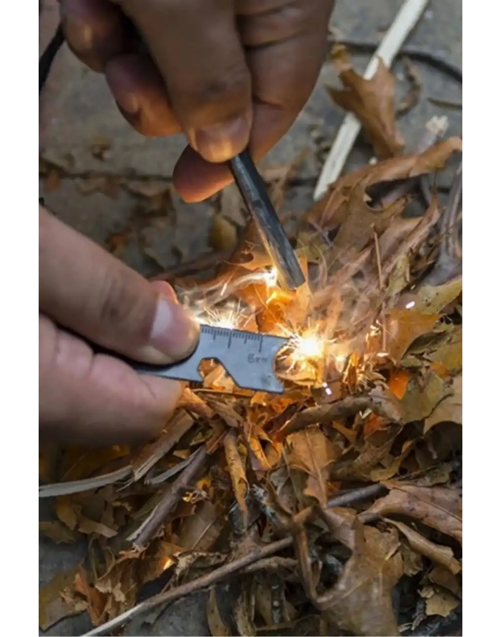 Çok Amaçlı Ateş Başlatıcı Deprem Kamp Acil Durum Magnezyum Çubuk Çakmaktaşı Hayatta Kalma Kiti