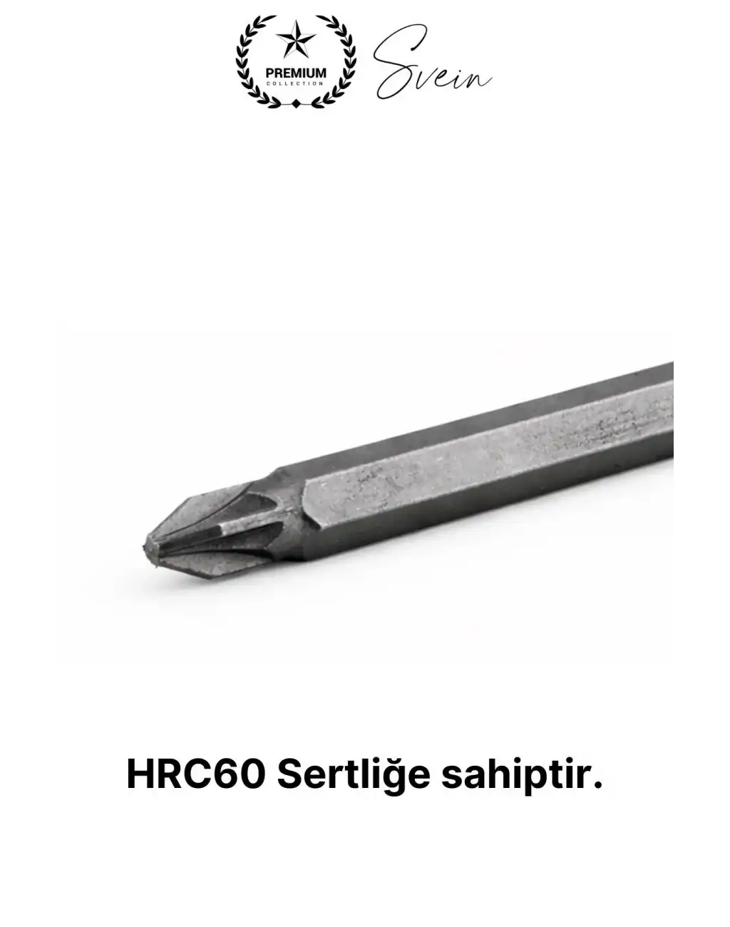 #Bitsuç Mıknatıslı 75 mm Yıldız Vidalama Bits Uç PZ2 Manyetik 1/4 Şarjlı Matkap Ucu Uzun Boy 1 Adet