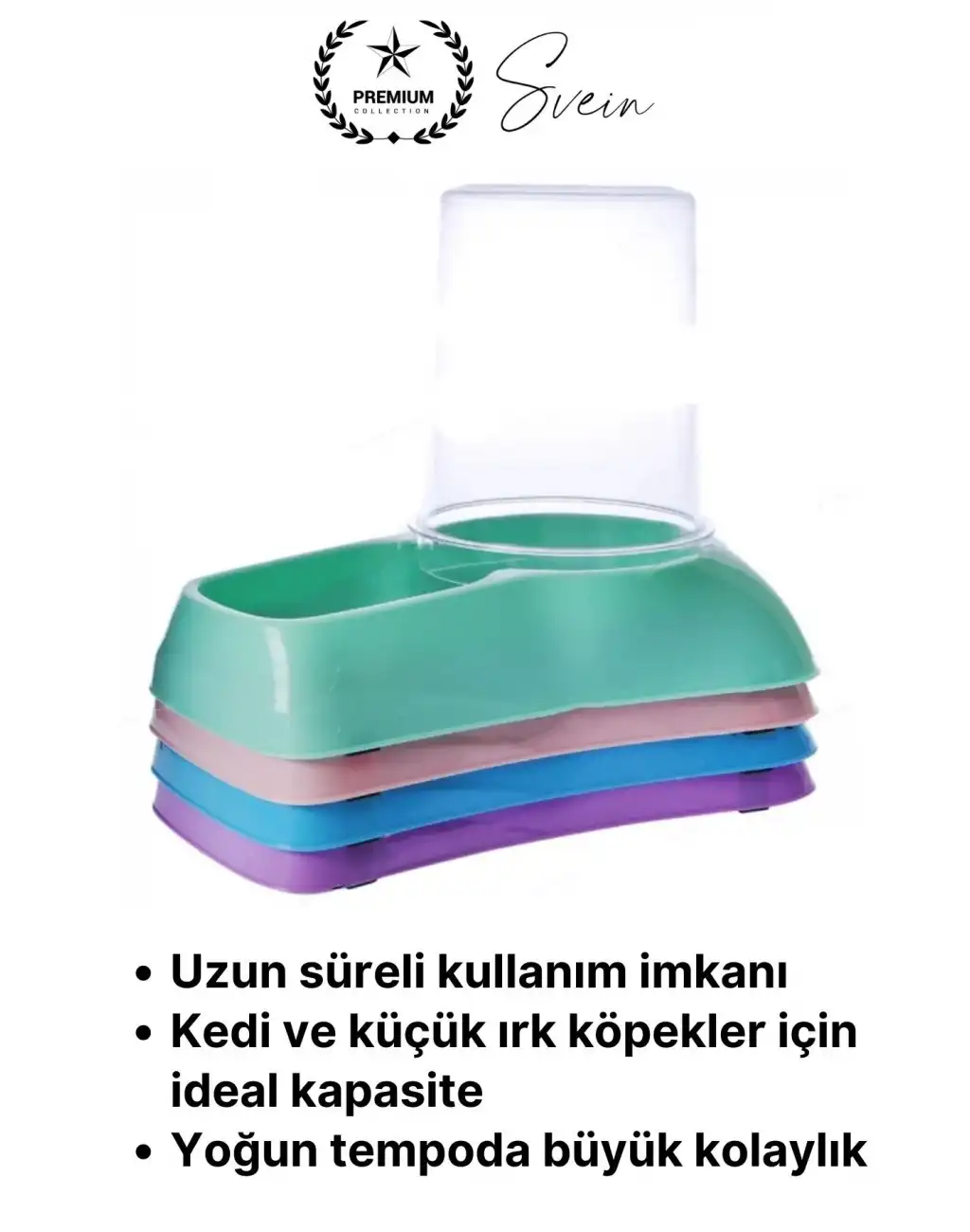#otomatikmamakabı 3 Lt Otomatik Hazneli Kedi Köpek Mama Kabı Su Besin Uzun Süreli Evcil Hayvan Besin