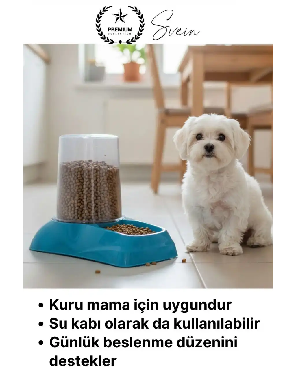 #otomatikmamakabı 3 Lt Otomatik Hazneli Kedi Köpek Mama Kabı Su Besin Uzun Süreli Evcil Hayvan Besin