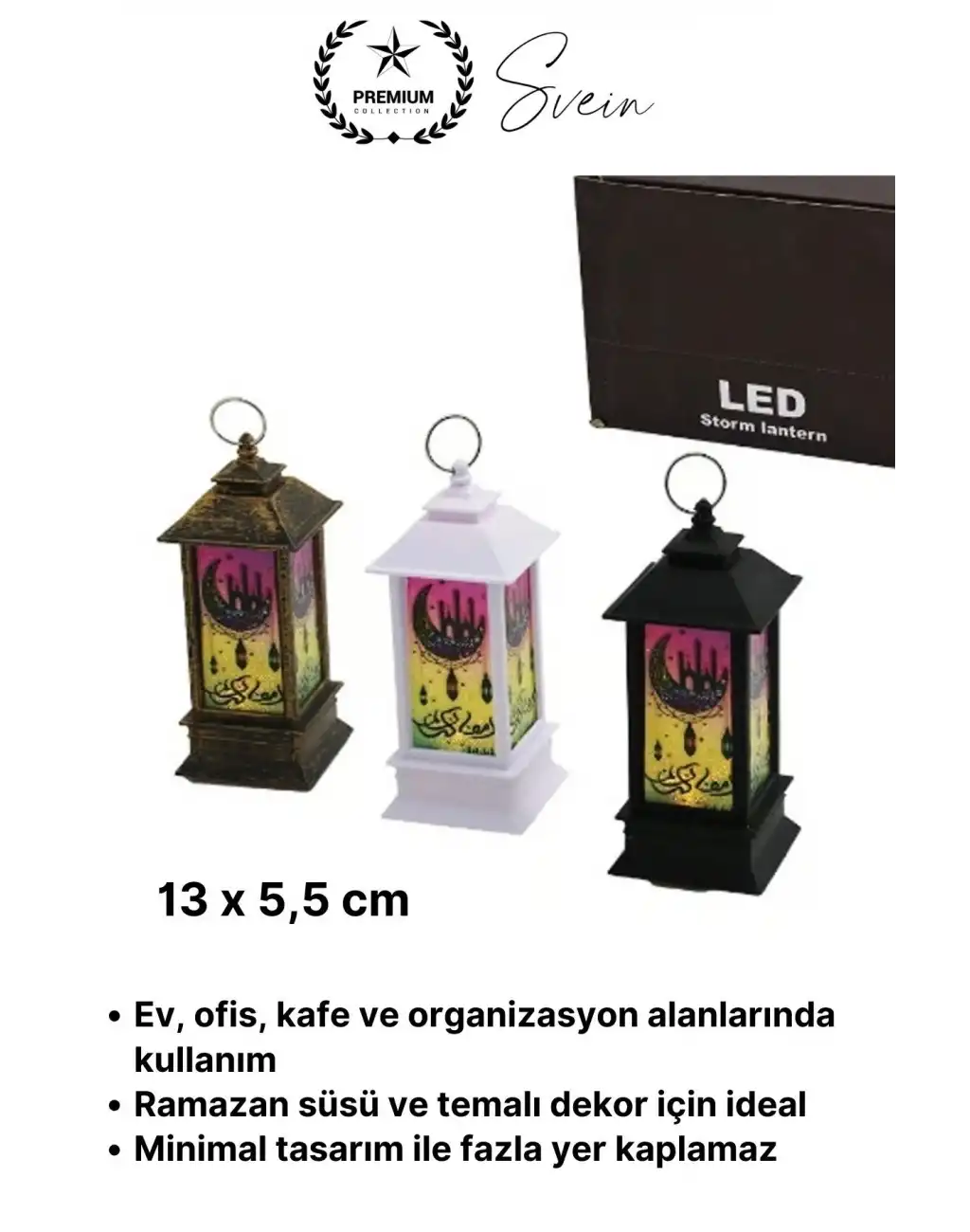 #Ramazan Sıcak Işık Manevi Huzur Ramazan Ayı Temalı Ambiyans Led Aydınlatma Işık Kubbe Pilli 1 Adet