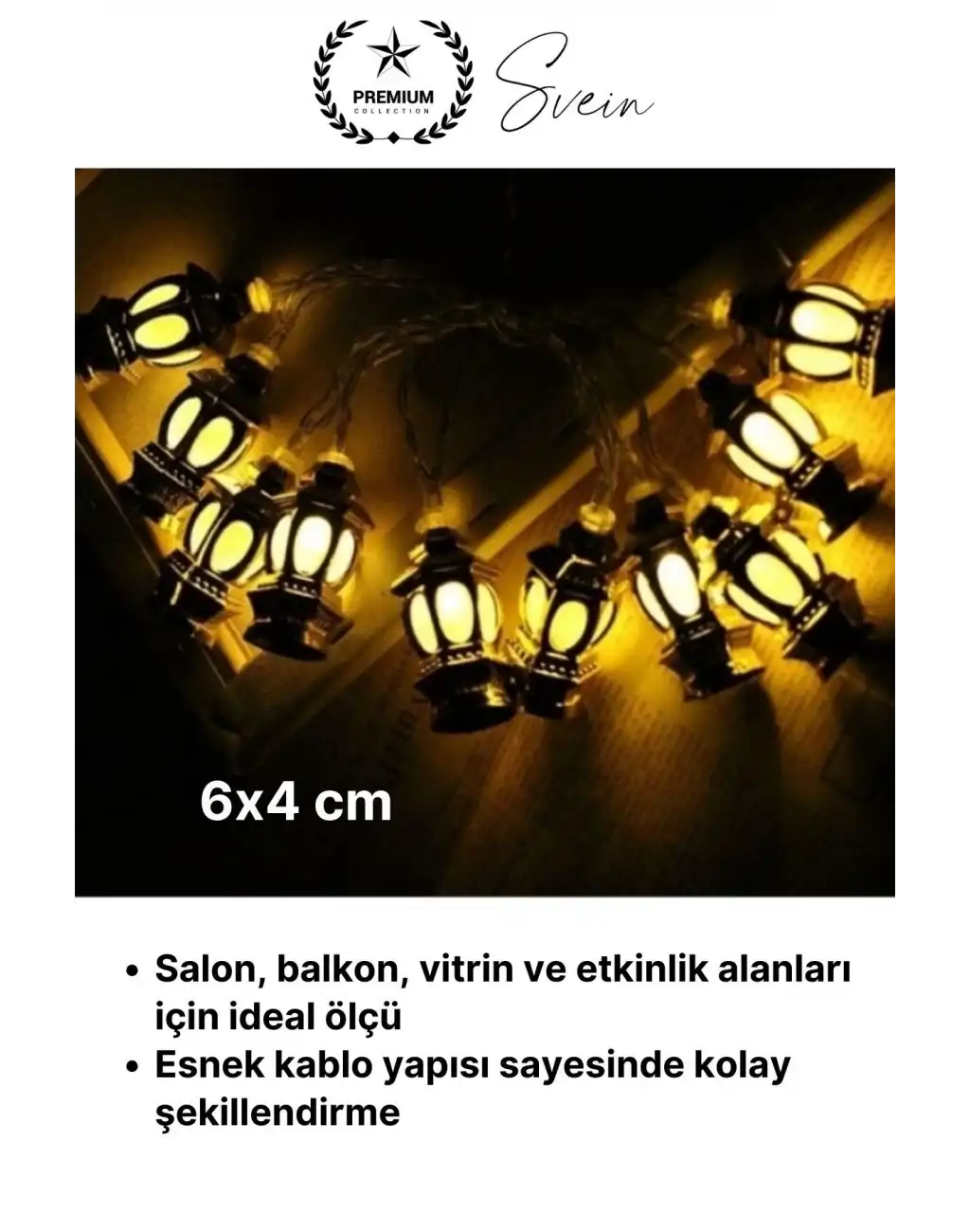 #Aydınlatma Kubbe Temalı Şık Dekoratif Led Lamba Süsleme Pilli 2 Metre 10 Kandil Motifli Manevi