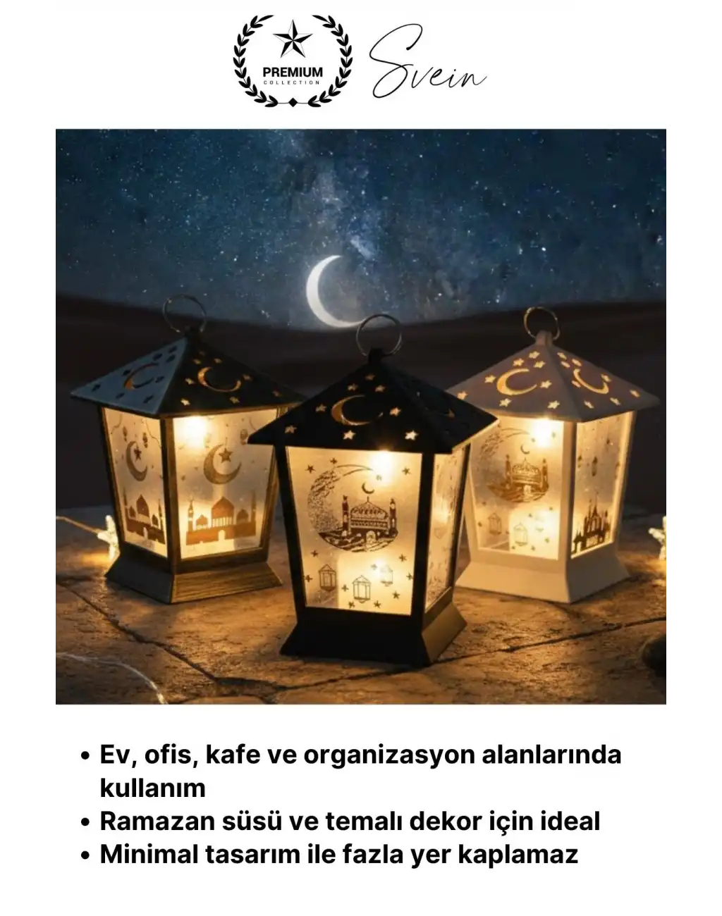 #Led Sıcak Işık Manevi Huzur Ramazan Cami Motifli Ambiyans Led Aydınlatma Işık Kubbe Pilli 1 Adet
