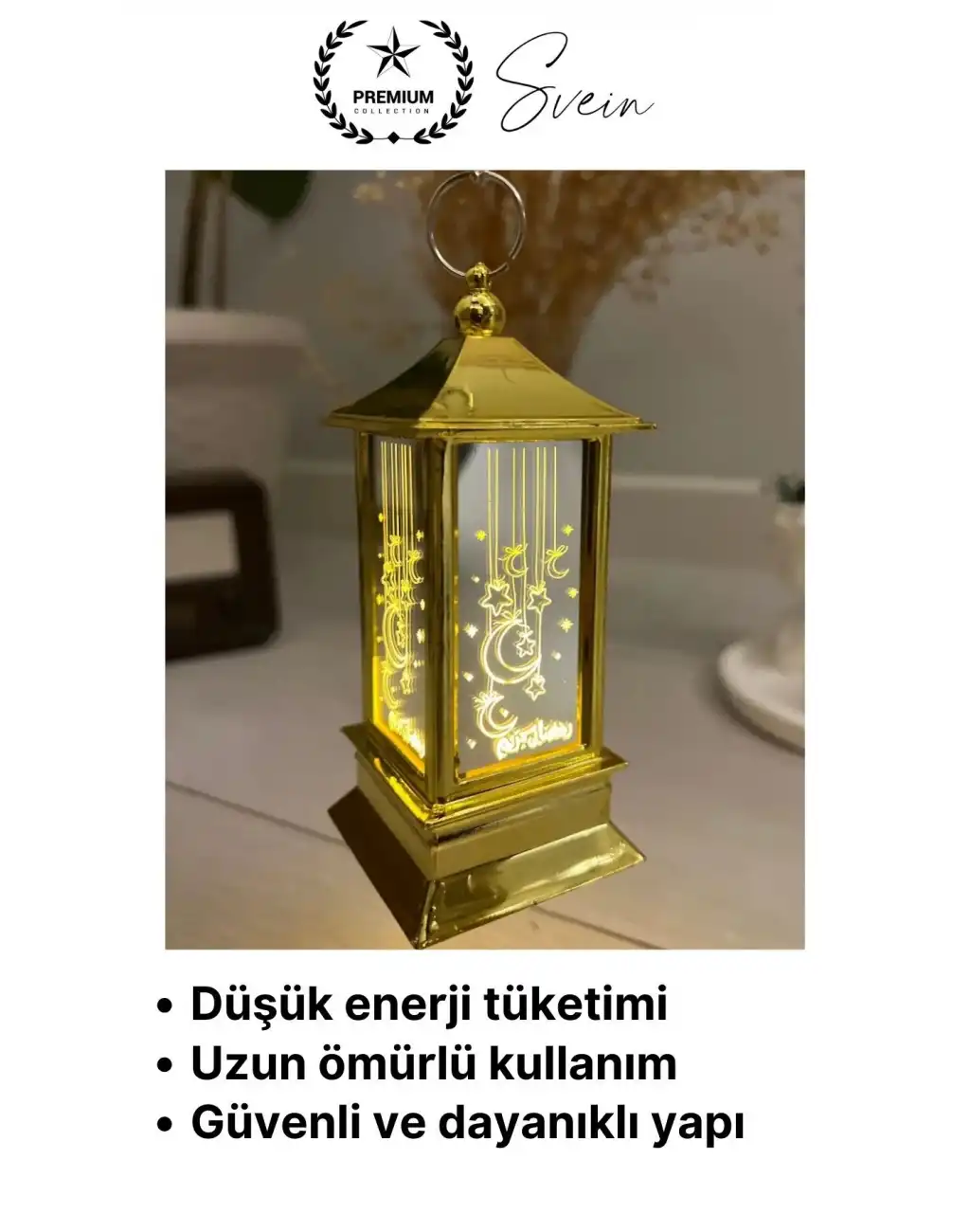 #Led Masaüstü Kubbe Tasarım Sıcak Renk Pilli Gold Ramazan Ayı Dekoratif Obje Hediyelik Led ışık