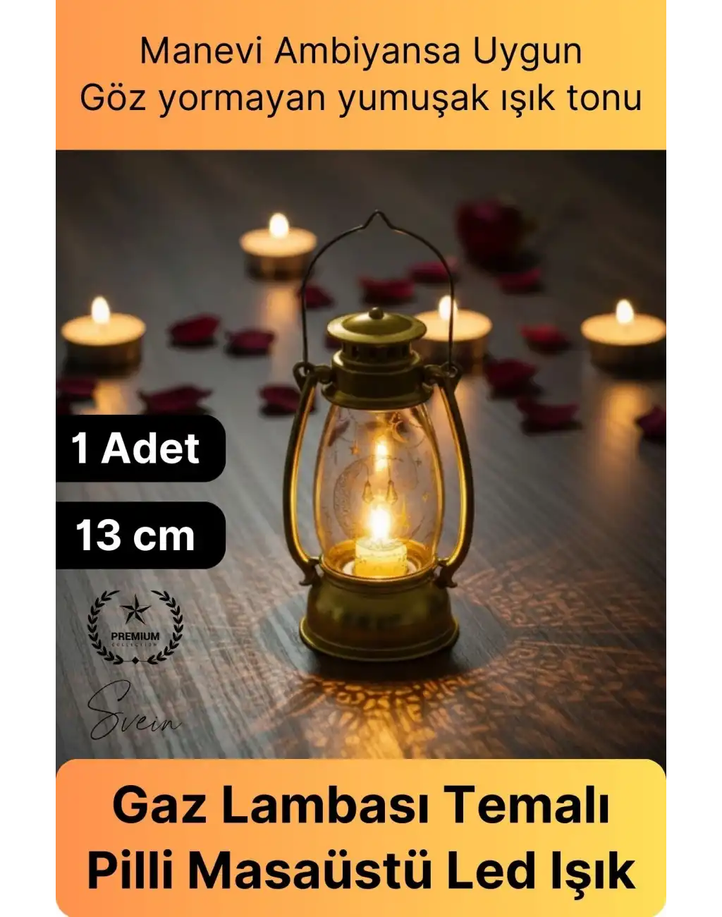 #LedLamba Gaz Lambası Tasarımlı Plastik Pilli Led Masaüstü Ramazan Özel Hediyelik Dekoratif Işık
