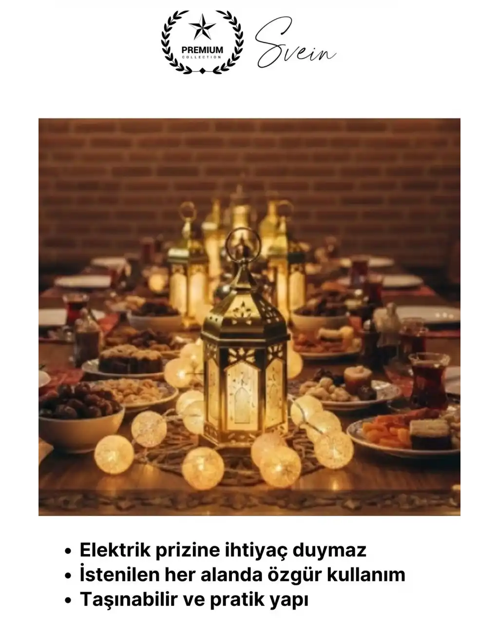 #LedIşık Masaüstü Led Işık Ramazan Özel Seri Pilli Plastik Gold Renk Kubbe Tasarım Dekoratif