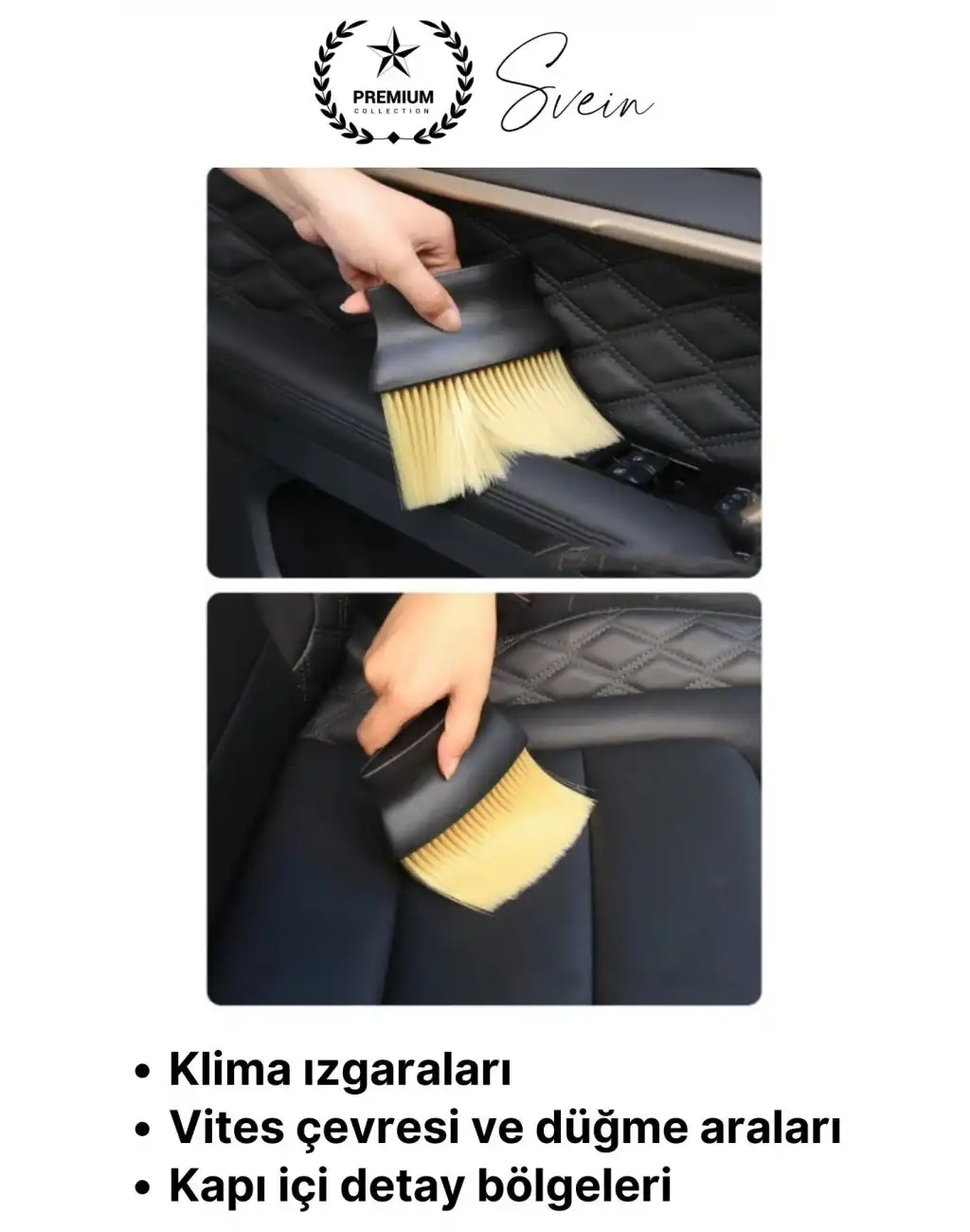 #OtoTemizlik Araba Detay Temizlik Fırçası Yumuşak Kıllı Hassas İnce Yüzey Detay Toz Araç İç Bakım