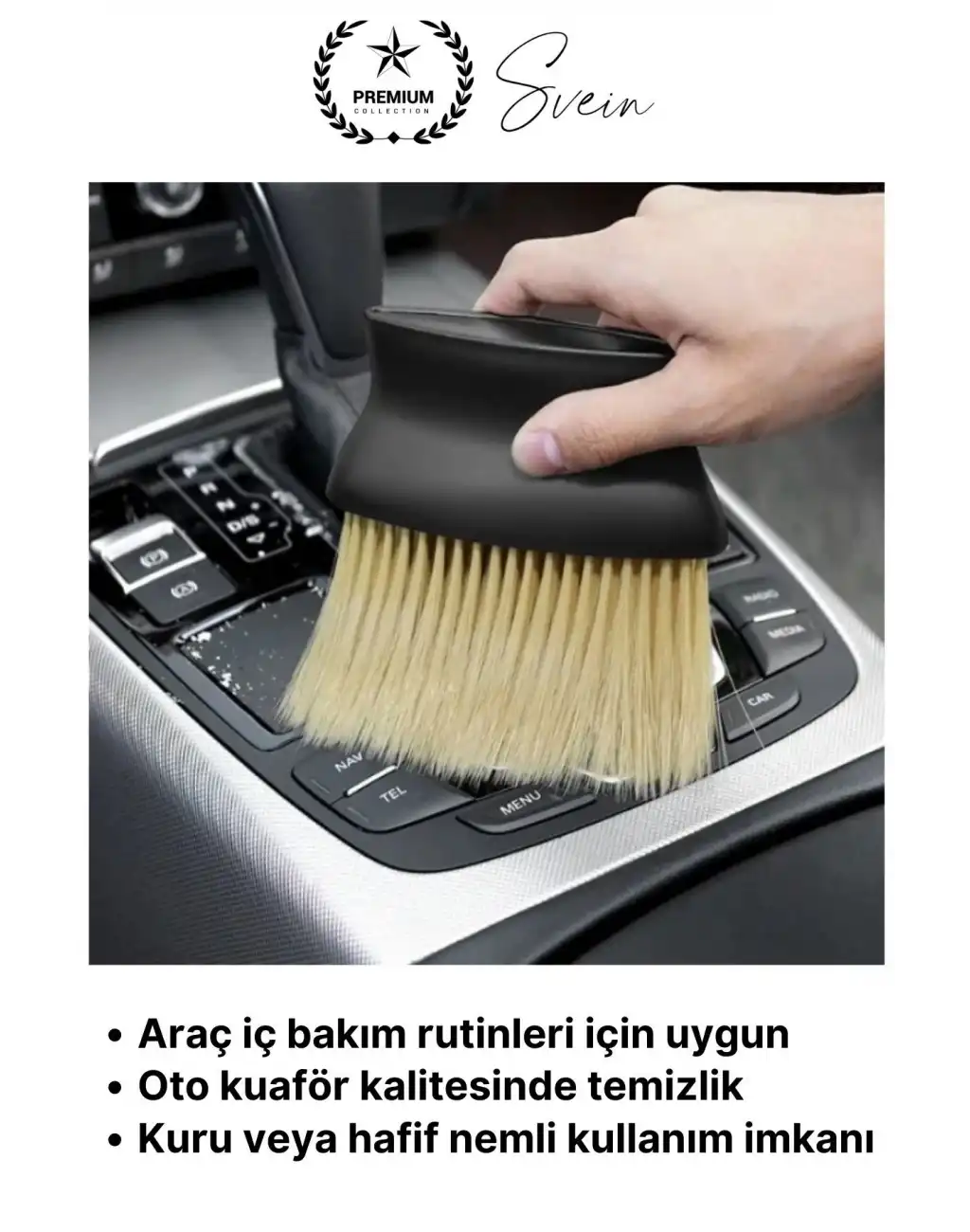 #OtoTemizlik Araba Detay Temizlik Fırçası Yumuşak Kıllı Hassas İnce Yüzey Detay Toz Araç İç Bakım