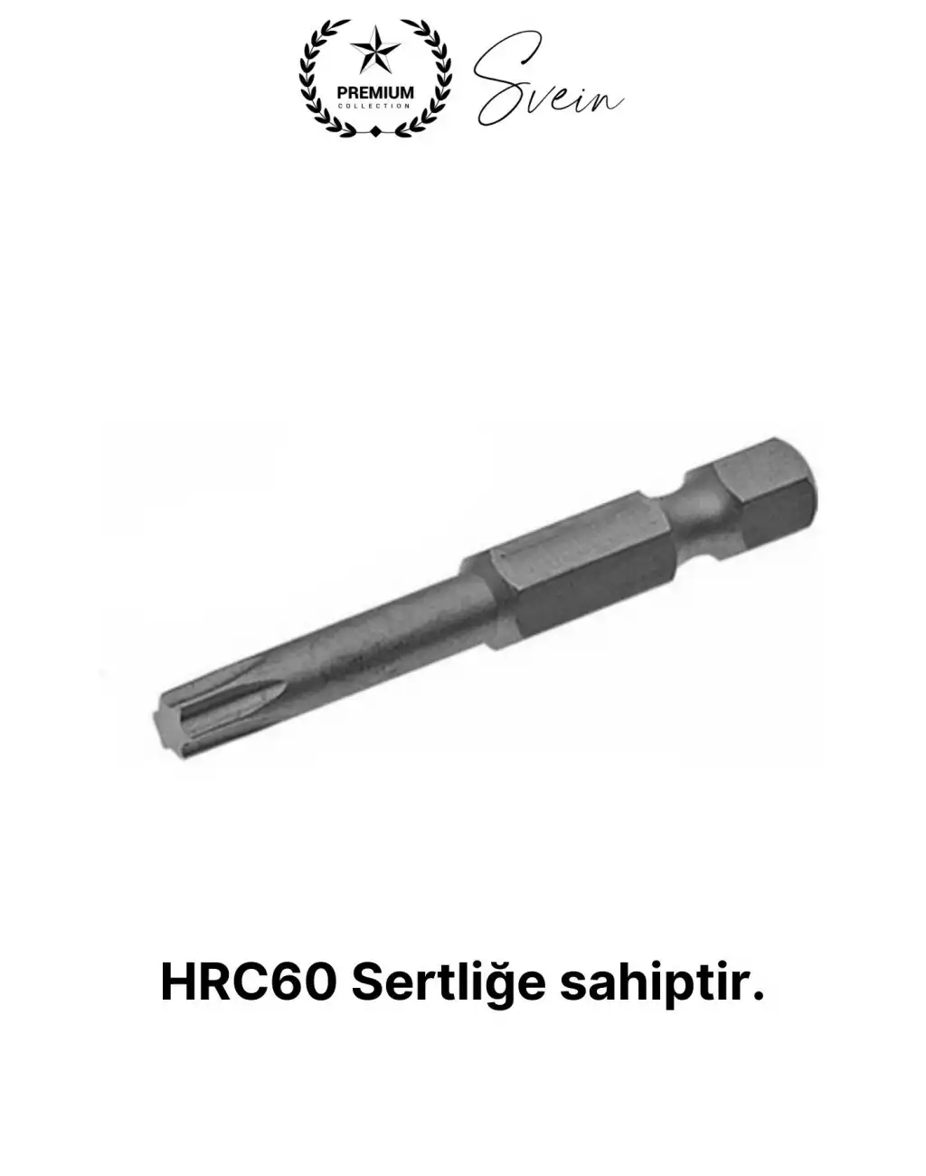 #Bitsuç Mıknatıslı 50 mm Torks Vidalama Bits Uç T30 Manyetik 1/4 Şarjlı Matkap Ucu Kısa Boy 1 Adet