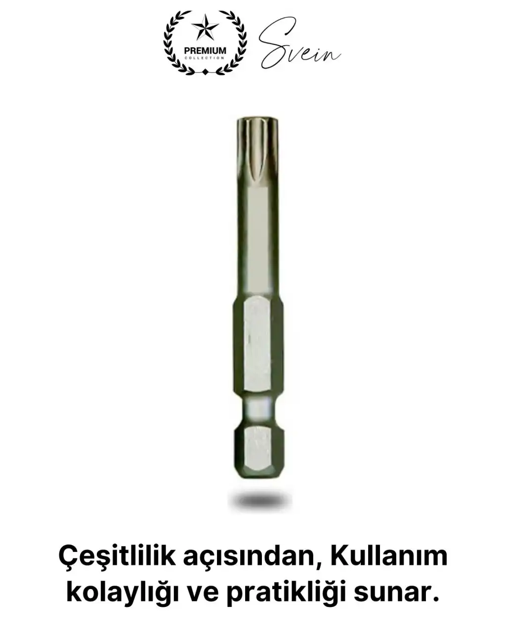 #Bitsuç Mıknatıslı 50 mm Torks Vidalama Bits Uç T30 Manyetik 1/4 Şarjlı Matkap Ucu Kısa Boy 1 Adet