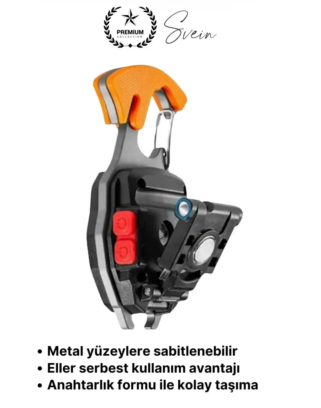 #LedLamba 500 Lümen Çok Fonksiyonlu Anahtarlık Kamp Lambası Type-C Mıknatıslı Hafif Outdoor Şarjlı