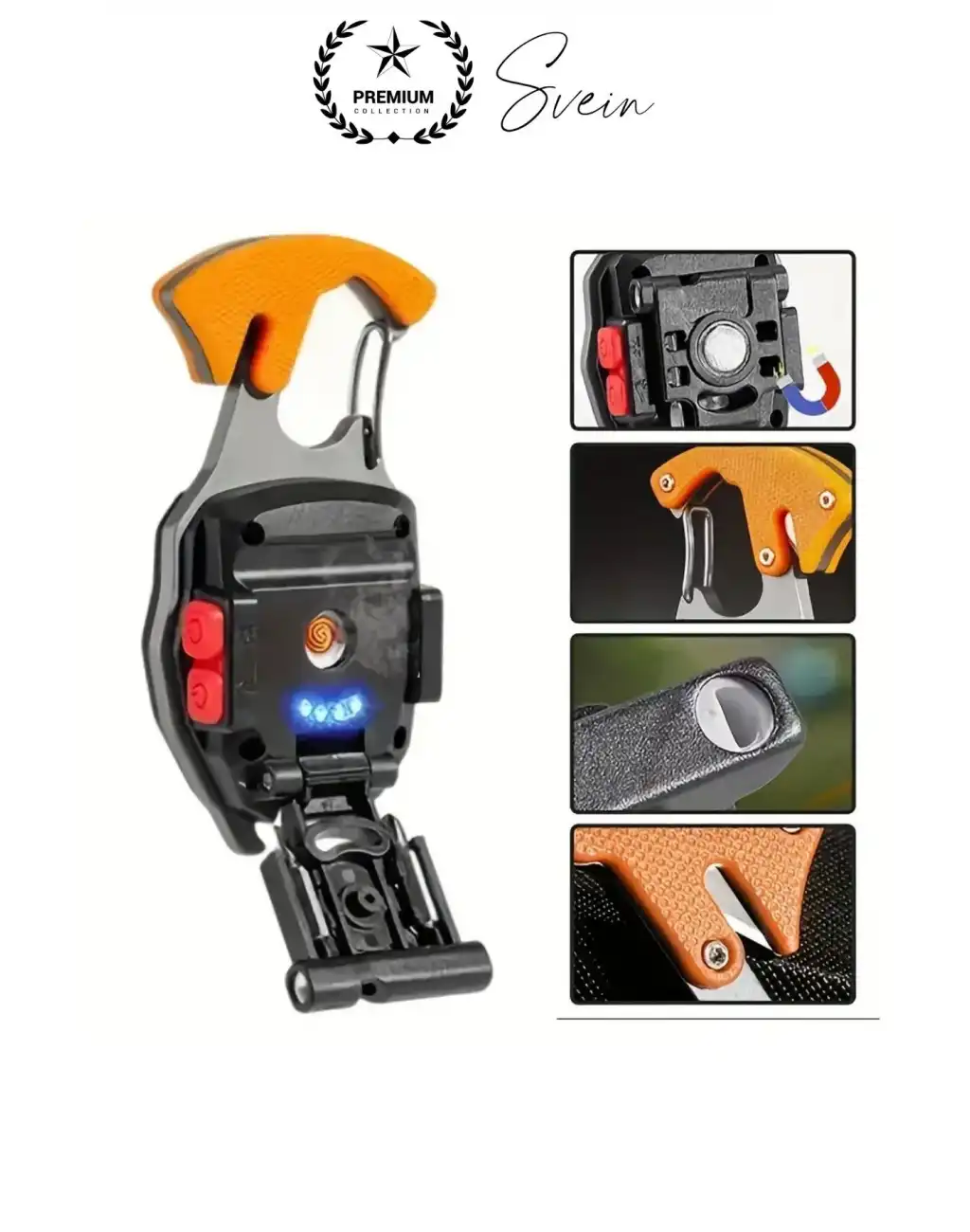 #LedLamba 500 Lümen Çok Fonksiyonlu Anahtarlık Kamp Lambası Type-C Mıknatıslı Hafif Outdoor Şarjlı