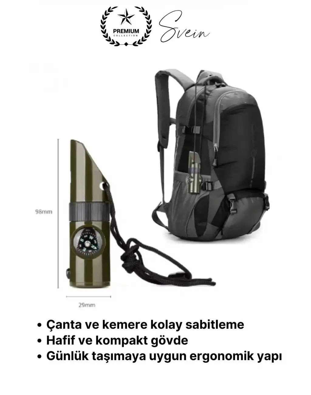 #KampDüdüğü 7’si 1 Arada Acil Durum Düdüğü Kamp Pusulalı Fenerli Deprem Outdoor Hayatta Kalma Afet