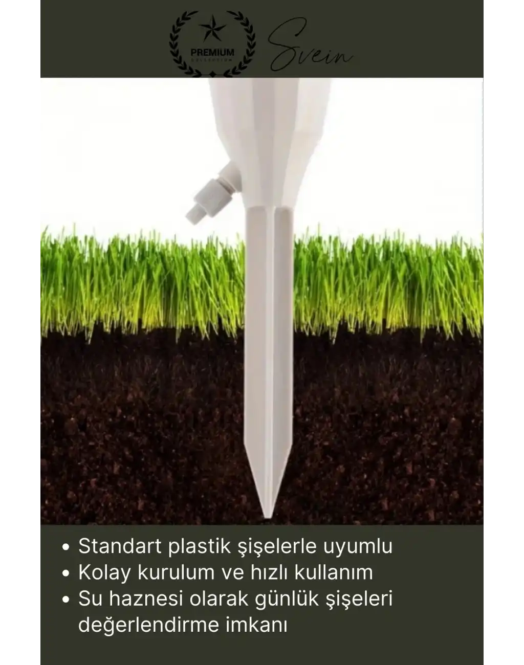 #BitkiSulama 3lü Otomatik Bitki Sulama Aparatı Pet Şişe Uyumlu Kontrollü Akış Saksı Toprak Bakım