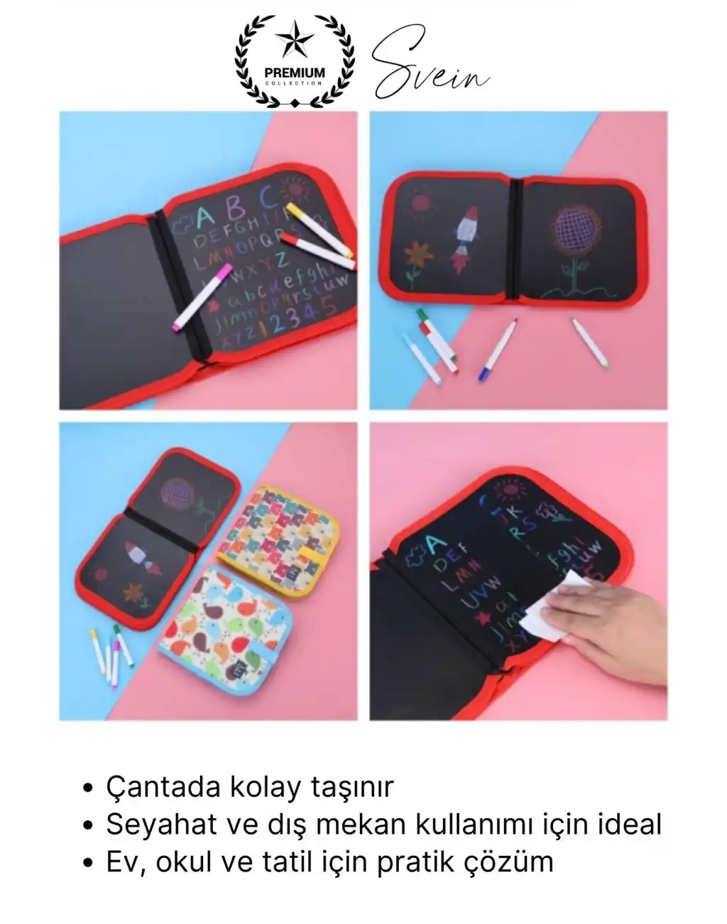 #Defter Temizlenebilir Renkli Çocuk Resim Defteri Silinebilen Boyama Kitabı Tekrar Kullanılabilir