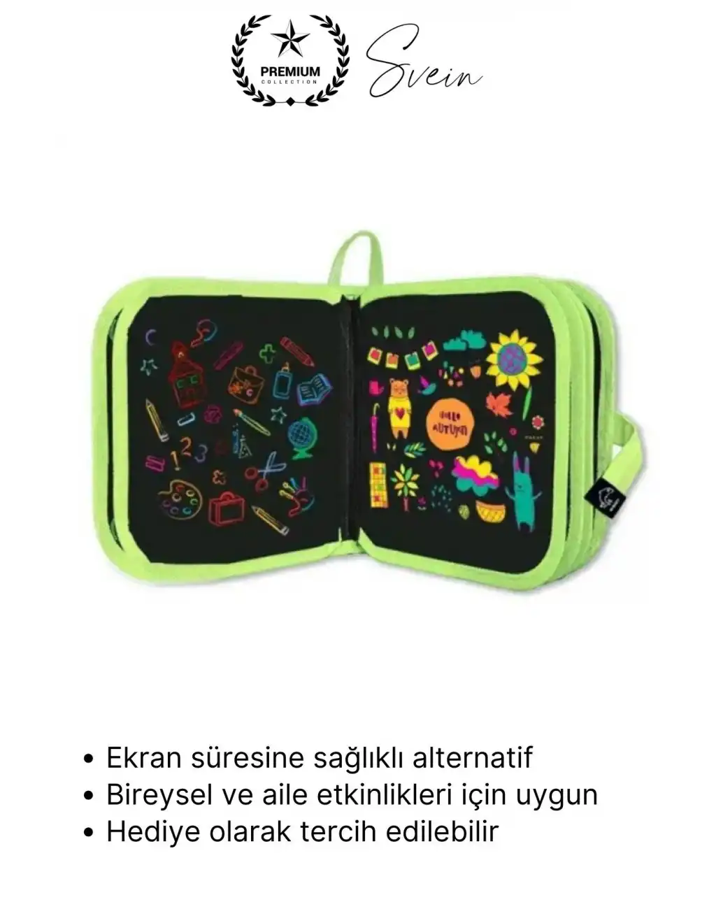 #Defter Temizlenebilir Renkli Çocuk Resim Defteri Silinebilen Boyama Kitabı Tekrar Kullanılabilir