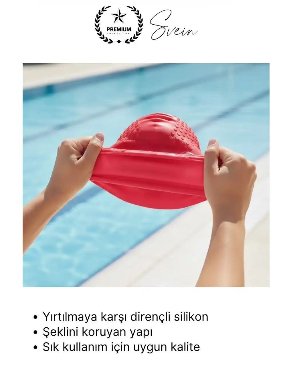 #Bone Su Geçirmez Kaymaz Silikon Yüzücü Bonesi Yüzme Şapkası Uzun Saç Yetişkin Esnek Havuz Deniz