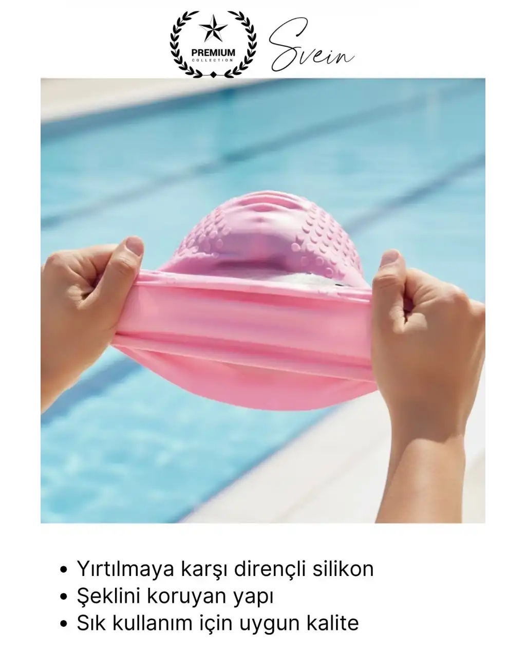 #Bone Su Geçirmez Kaymaz Silikon Yüzücü Bonesi Yüzme Şapkası Uzun Saç Yetişkin Esnek Havuz Deniz