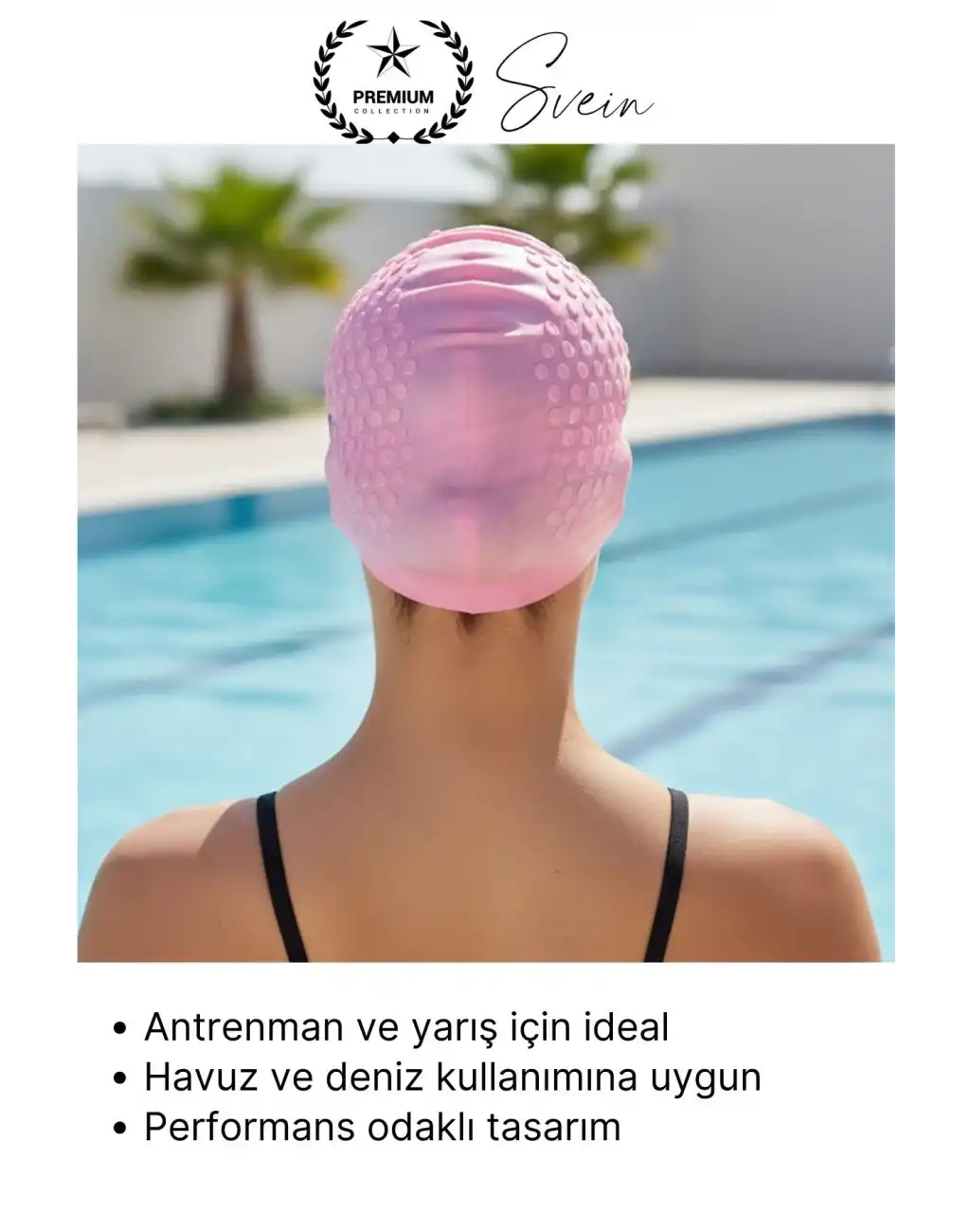 #Bone Su Geçirmez Kaymaz Silikon Yüzücü Bonesi Yüzme Şapkası Uzun Saç Yetişkin Esnek Havuz Deniz