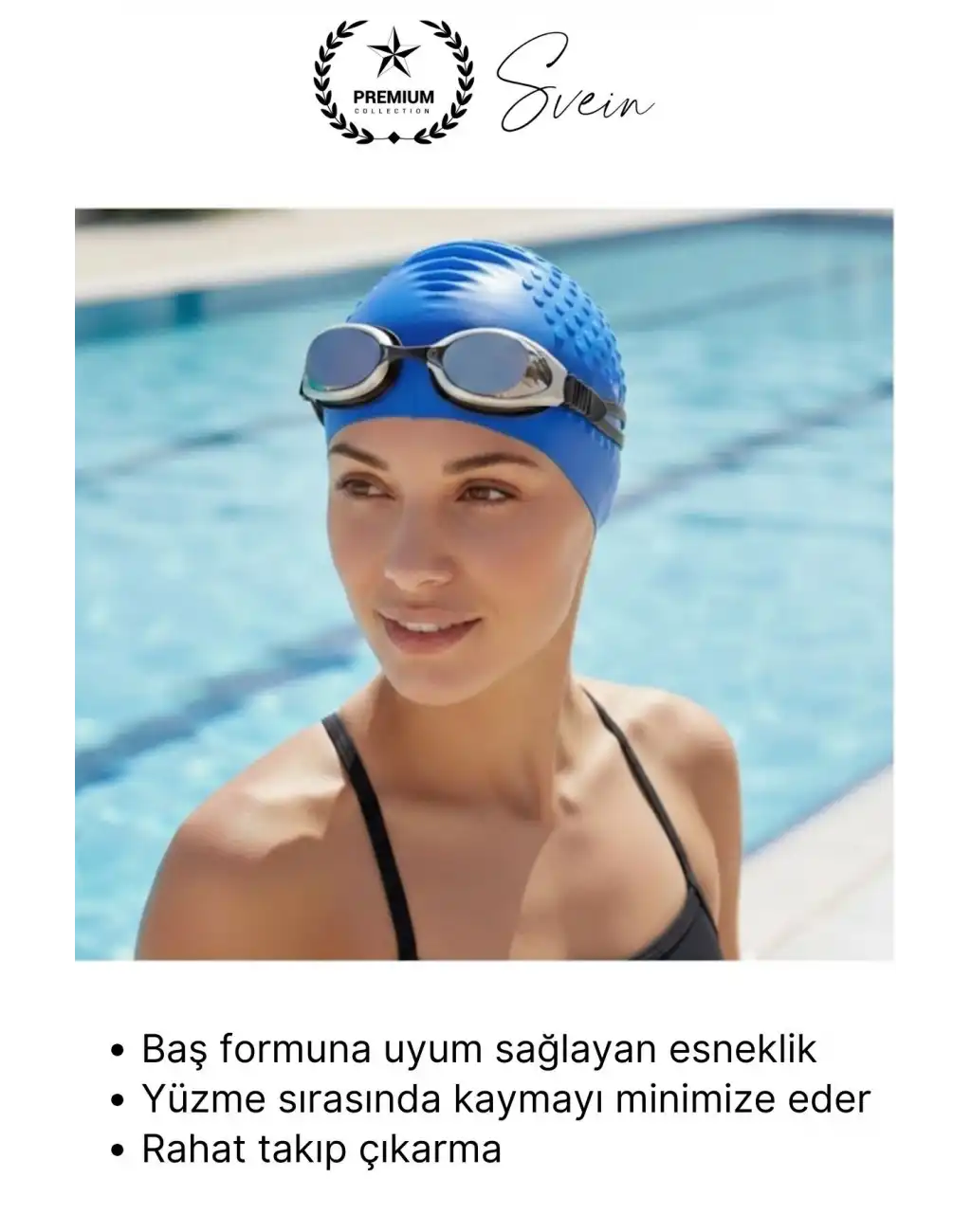 #Bone Su Geçirmez Kaymaz Silikon Yüzücü Bonesi Yüzme Şapkası Uzun Saç Yetişkin Esnek Havuz Deniz