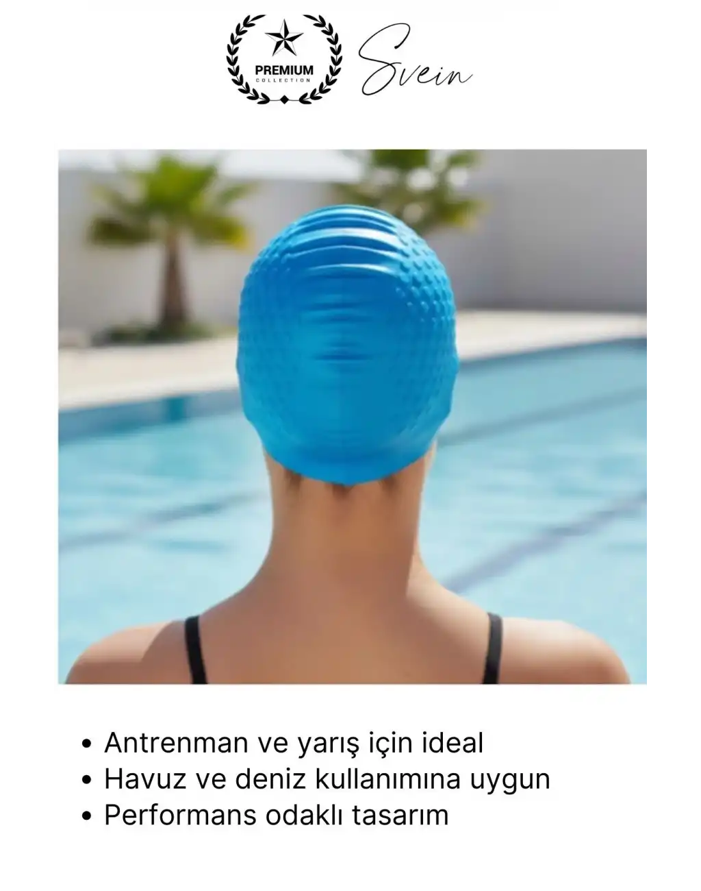 #Bone Su Geçirmez Kaymaz Silikon Yüzücü Bonesi Yüzme Şapkası Uzun Saç Yetişkin Esnek Havuz Deniz