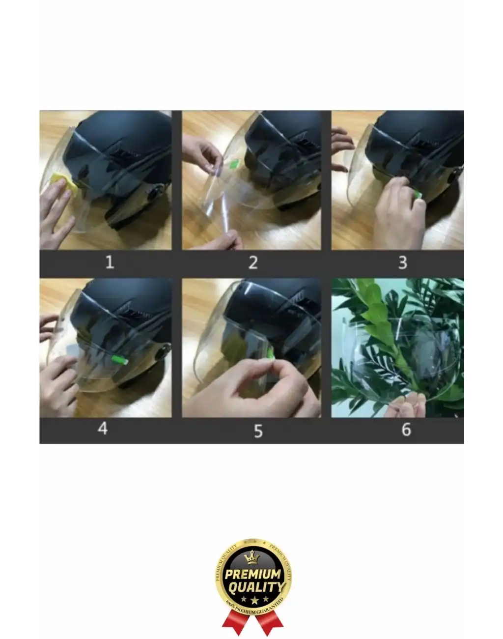 #KaplamaFilm Motorsiklet Görüş Netliği Kaza Riski Önleyici Su İtici Buğu Önleyici Kaplama Film