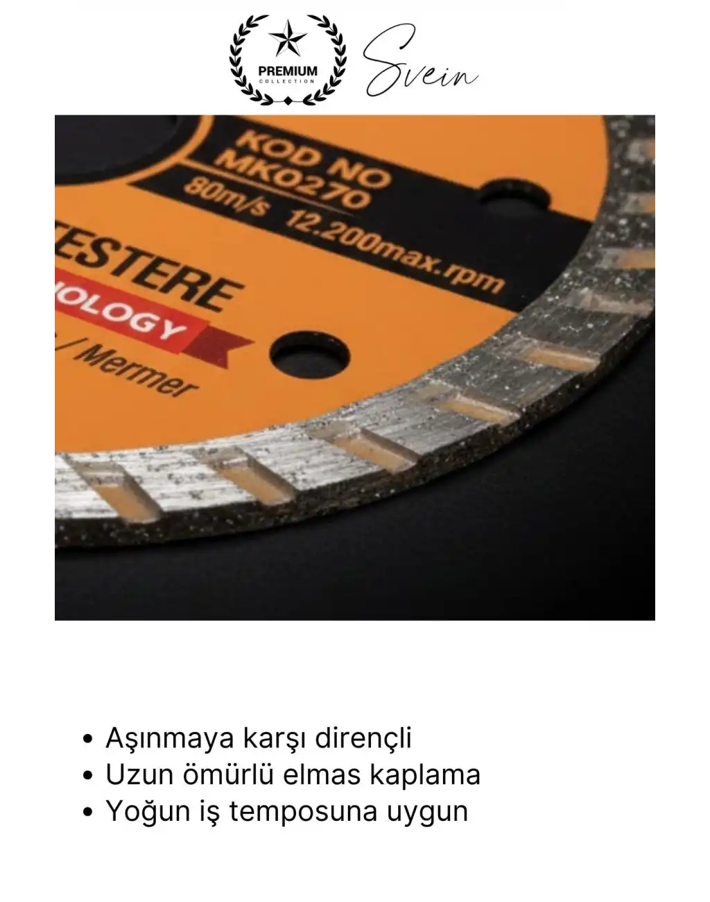 #ElmasTestere 115 mm Turbo Elmas Kesim Diski Spiral Uyumlu Beton Seramik Mermer Taş Granit Fayans