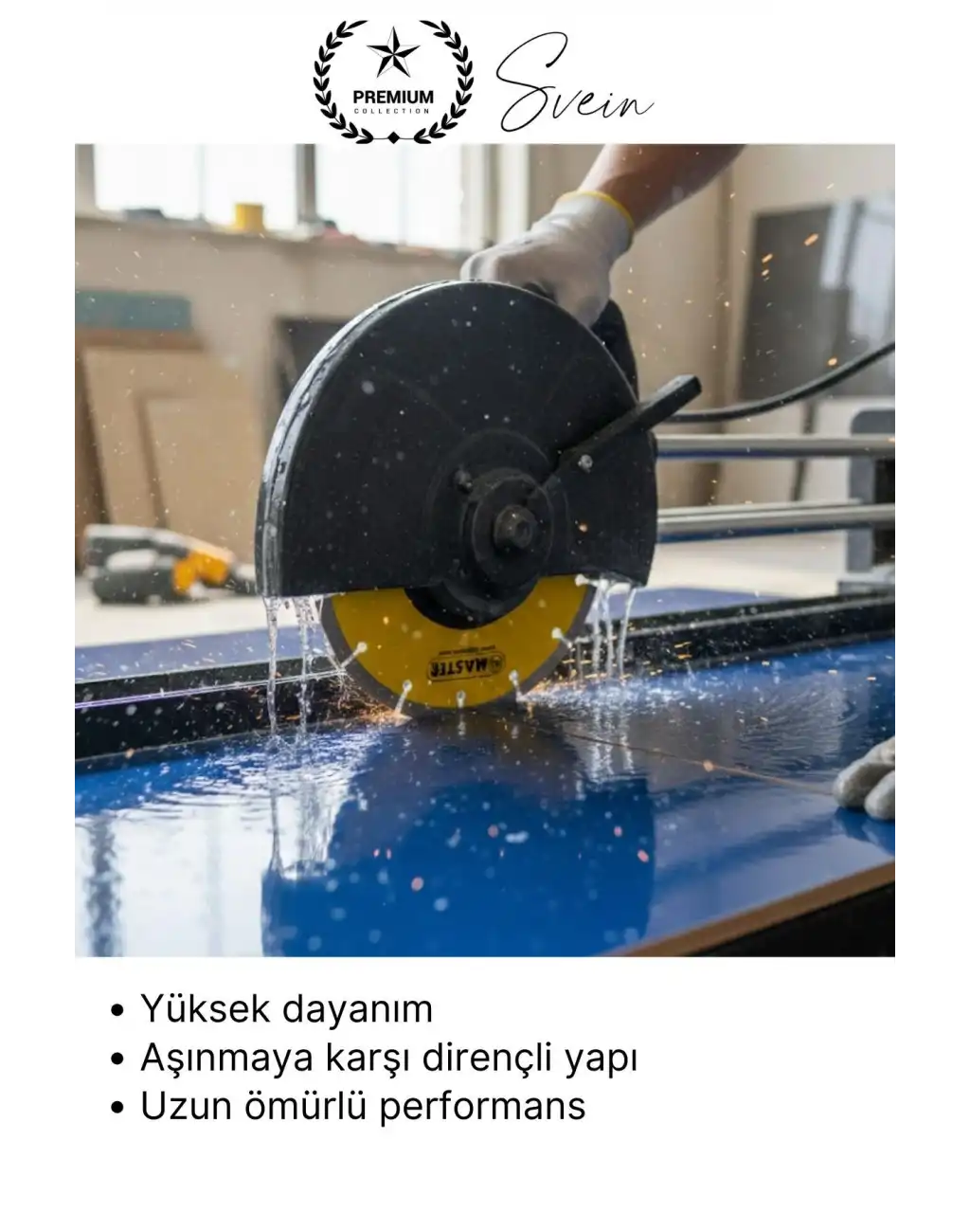 #MermerKesici 180 mm Soketli Elmas Beton Kesme Diski Profesyonel Mermer Seramik Taş Fayans Granit