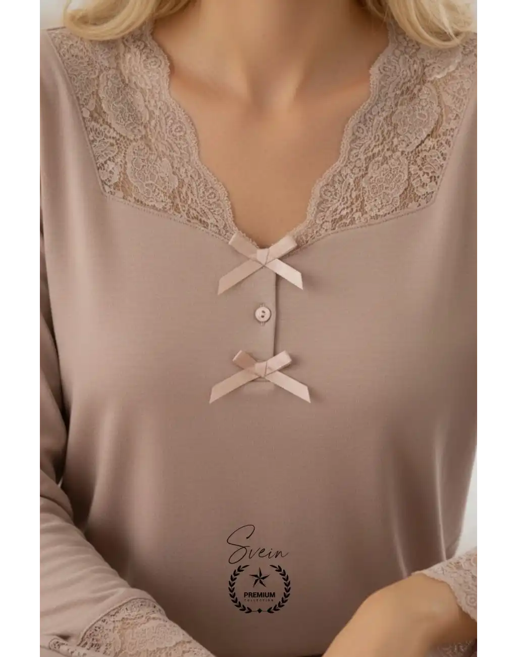 #Pijama Vizon Penye Kadın Pijama Takımı Rahat Ev Giyim Günlük ve Çeyizlik Nefes Alabilen Yumuşak