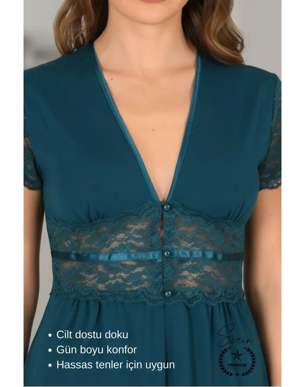 #Pijama Yeşil Nefes Alabilen Yumuşak Kadın Pijama Seti Günlük Kullanım Modern Şık Çeyiz Terletmeyen