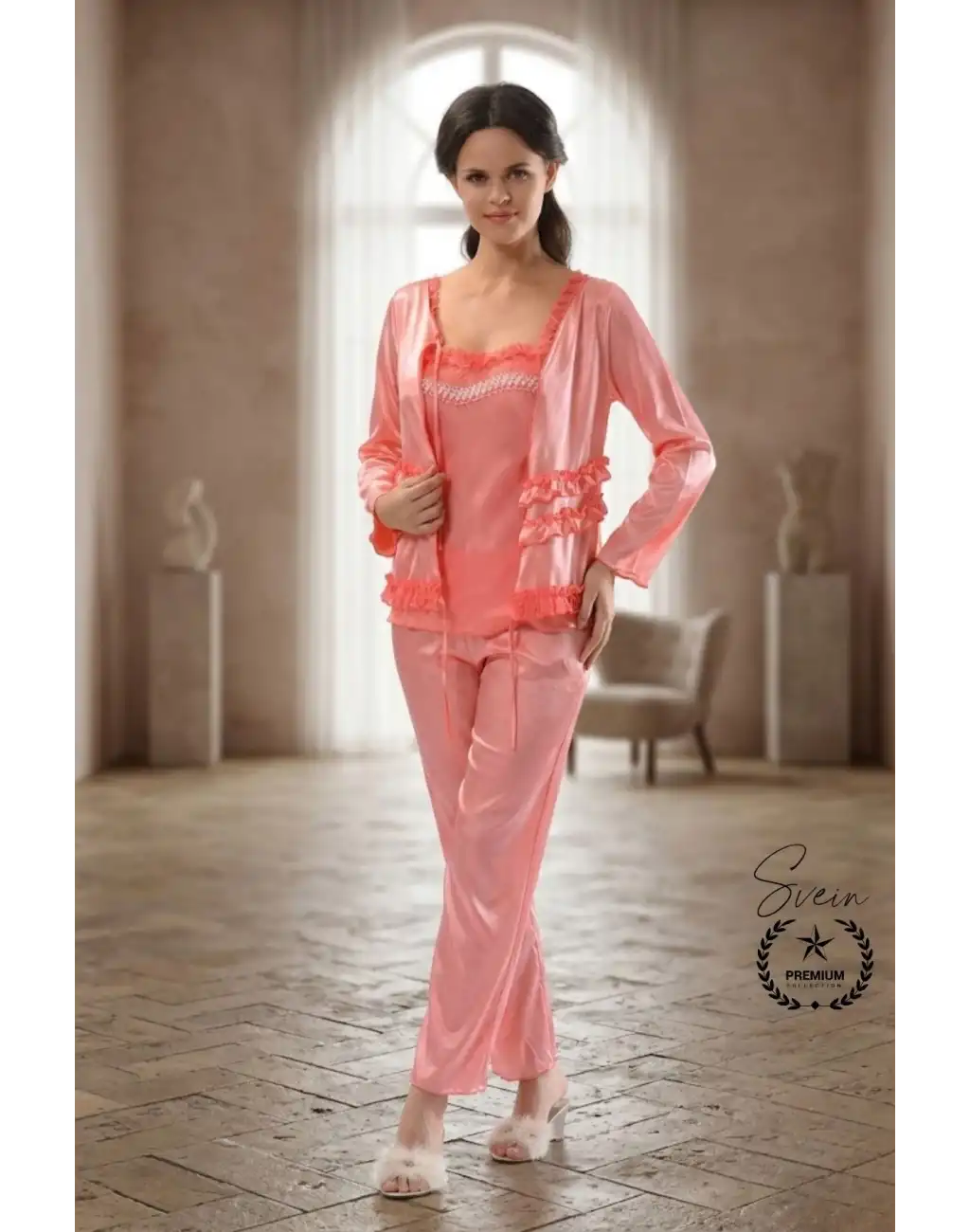 #Pijama Nar Çiçeği Kadın Pijama Takımı Rahat Ev Giyim Günlük ve Çeyizlik Nefes Alabilen Yumuşak