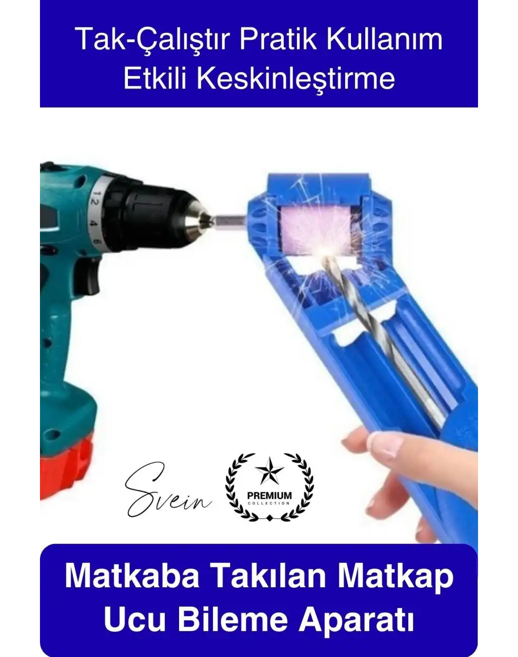 #Bileme Matkaba Takılan Matkap Ucu Bileme Aparatı Pratik Hızlı Ev ve Atölye İçin Keskinleştirme