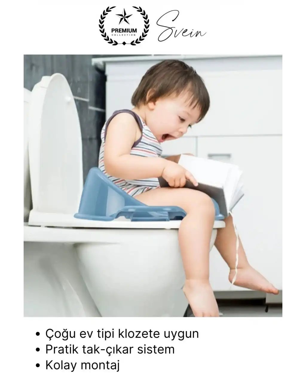 #Klozet Mavi Kulplu Klozet Küçültücü Çocuk Adaptörü Tuvalet Eğitimi İçin Kaymaz Oturağı Küçültücü