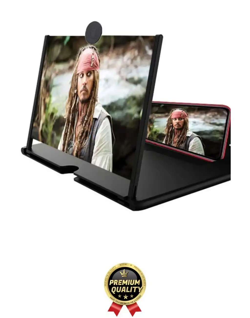 #EkranBüyüteci Katlanabilir Taşınabilir Tasarım Göz Korumalı Şeffaf Telefon 12 İnç Net Büyük Ekran