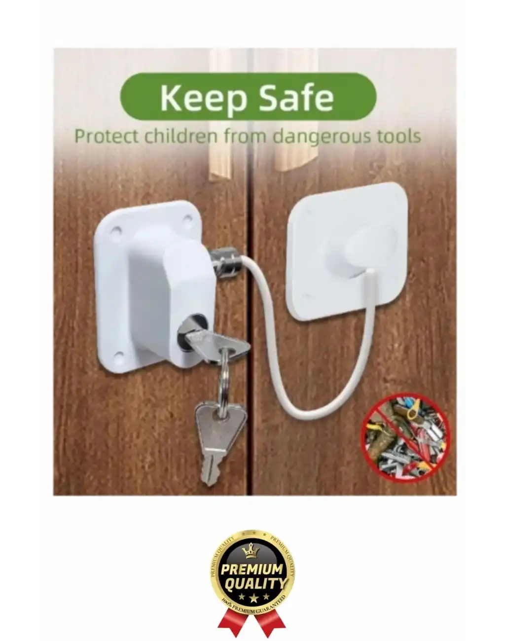 #GüvenlikKilidi Dayanıklı Çelik Halat Beyaz Plaka Pvc Pencere Emniyet Çocuk Halatlı Güvenlik Kilidi