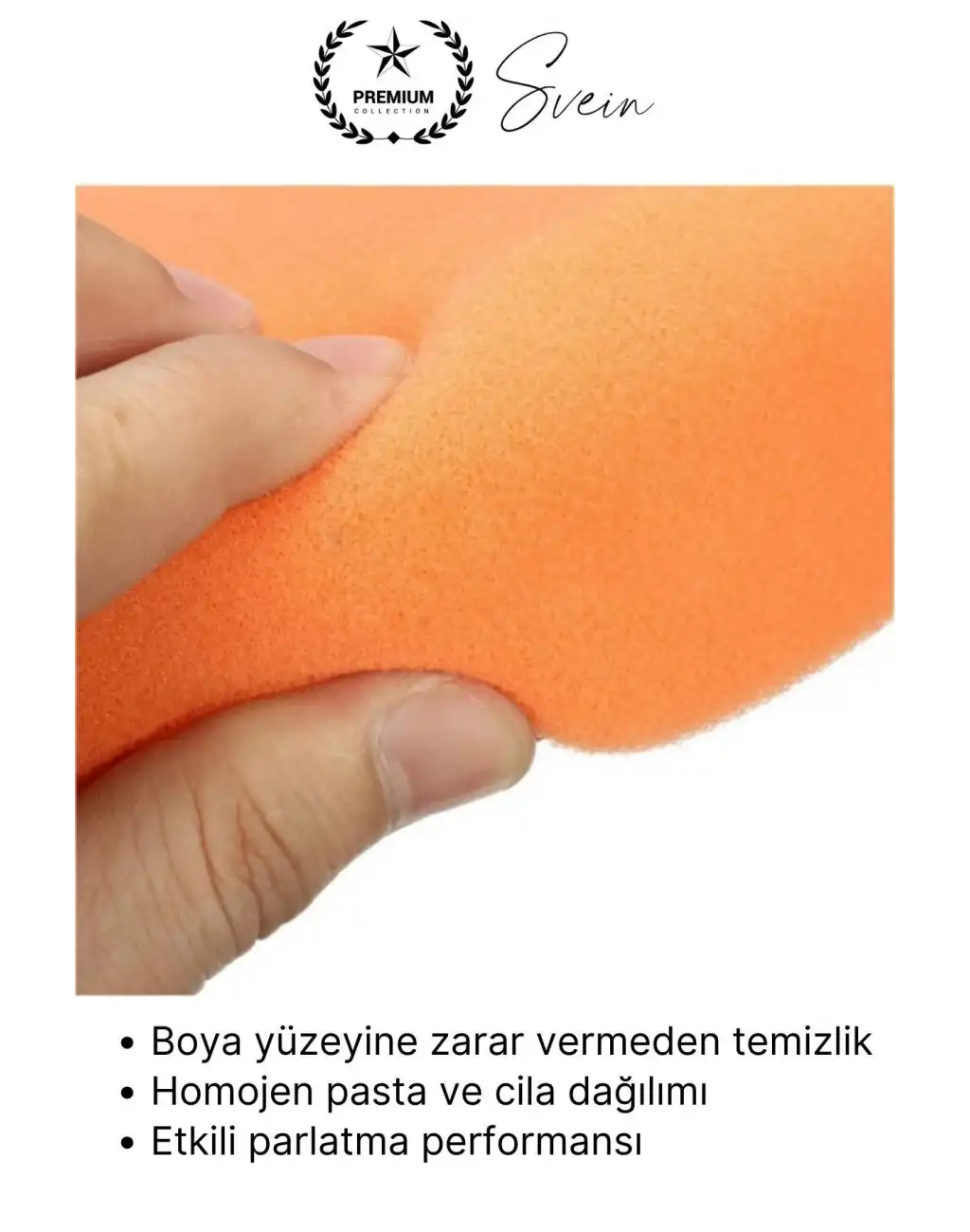 #PastaCila Oto Pasta Cila Süngeri Yüksek Yoğunluk Boya Parlatma Pedi Derin Temizlik Araç Boya Bakım