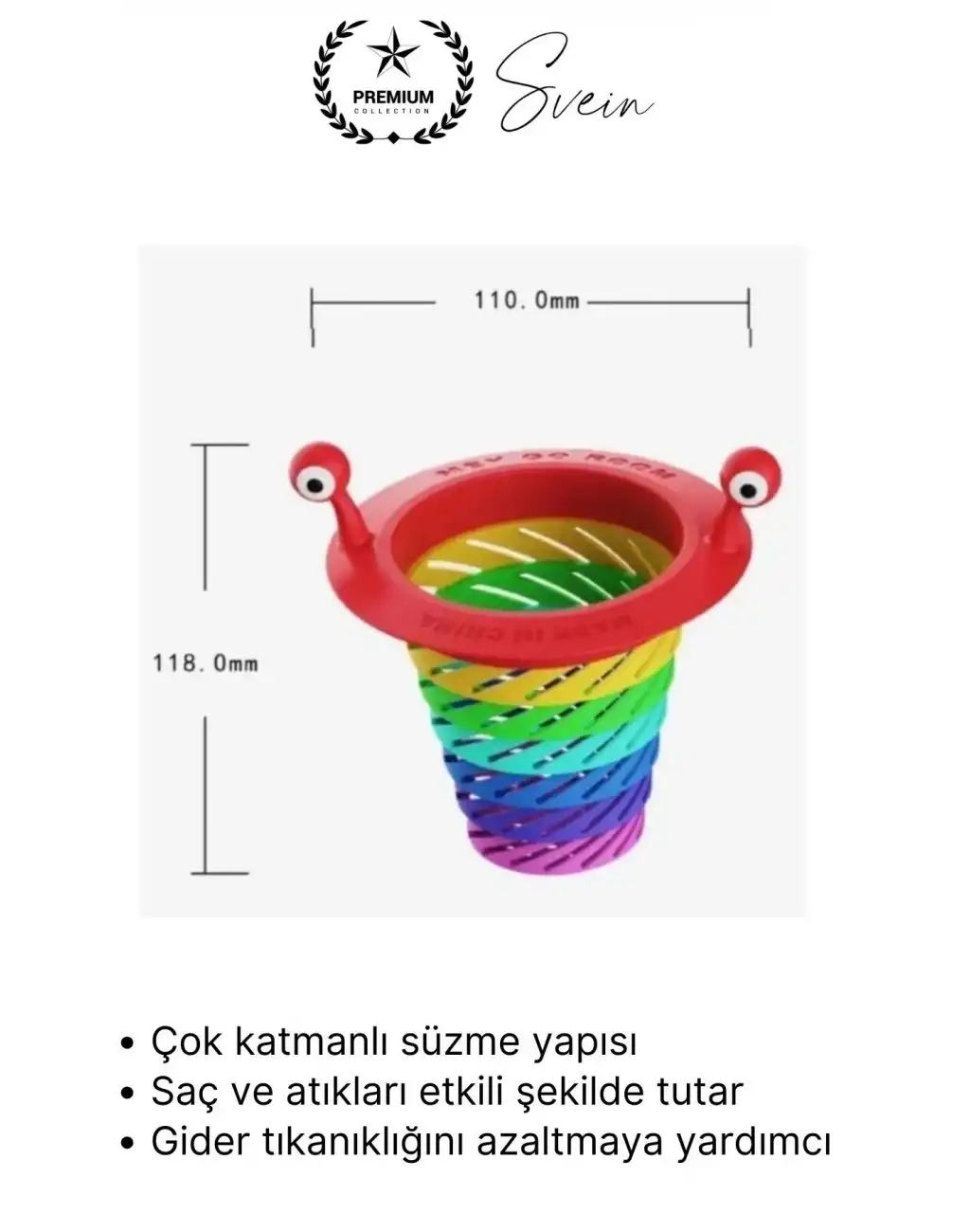 #Süzgeç 6 Kademeli Lavabo Gider Süzgeci Tıkanıklık Önleyici Filtre Mutfak ve Banyo İçin Hijyenik