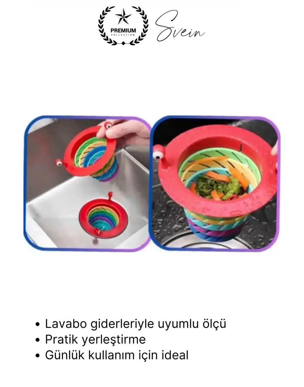 #Süzgeç 6 Kademeli Lavabo Gider Süzgeci Tıkanıklık Önleyici Filtre Mutfak ve Banyo İçin Hijyenik