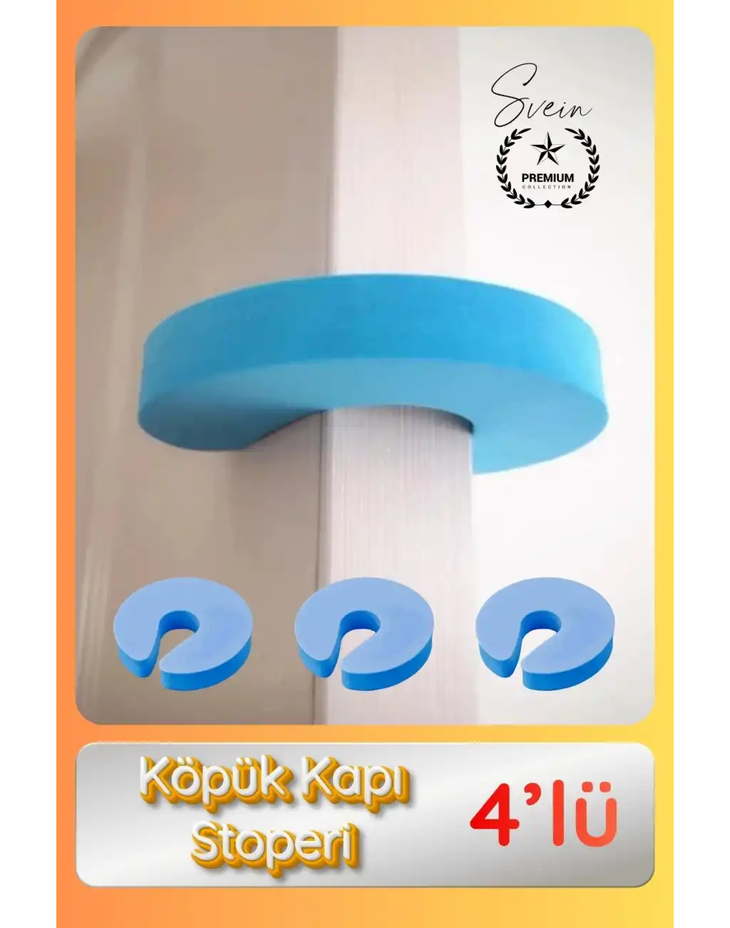 #Köpük 4’lü Köpük Kapı Stoperi Parmak Sıkışması Önleyici Çocuk Güvenliği Koruyucu Yumuşak Ev Kreş